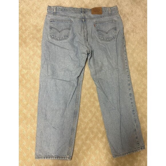 Vintage Levi's 550 Jeans Men's 42x30 Orange Tab Relaxed Tapered Leg 90s USA - Picture 2 of 4